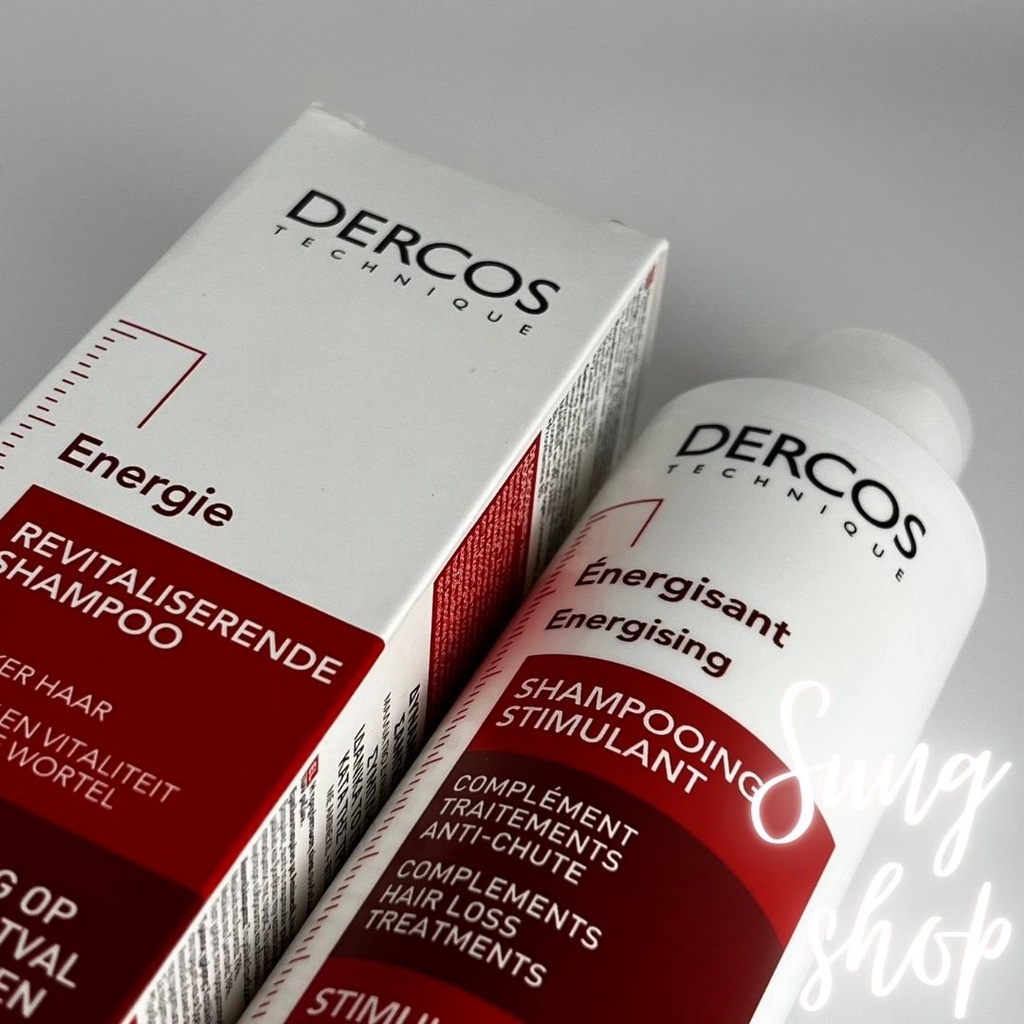 Dầu gội giảm rụng tóc Vichy Dercos Energising Anti-Hairloss ngăn rụng tóc hiệu quả