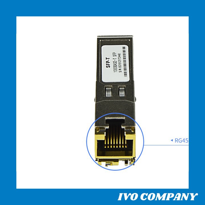 [Mã 229ELSALE hoàn 7% đơn 300K] Module SFP Cổng RJ45 1.25Gbps