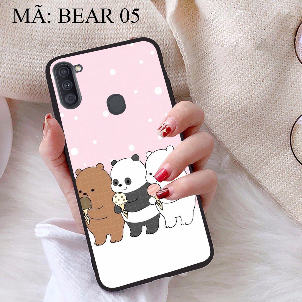 Ốp lưng Samsung Galaxy A11 viền dẻo TPU BST Gia Đình Nhà Gấu