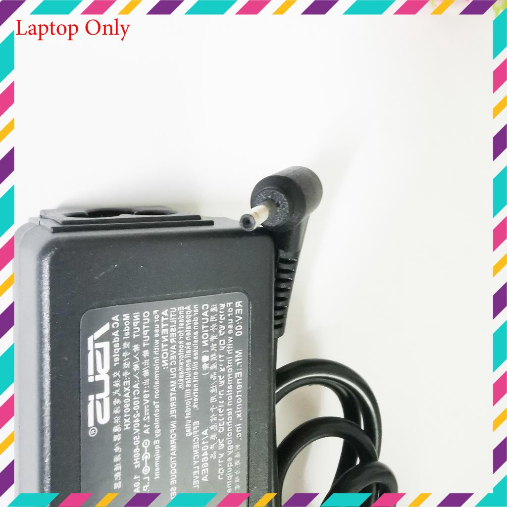 Sạc Laptop Asus 19V-2.1A-40W Eee PC 1015 N455 1201HA EXA0901XH chân nhỏ 2.5mm x 0.7mm