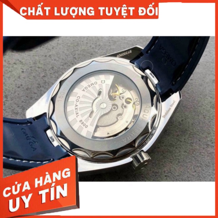 Đồng Hồ Nam o.mega OMA76 Case 40mm Dây cao su Máy Cơ Automatic Nhật