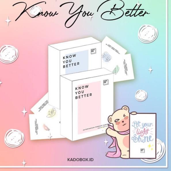 1 Bộ 48 Thẻ Trò Chơi Know You Better Kadobox