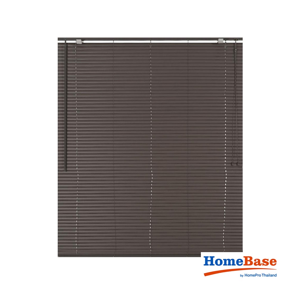 HomeBase HLS Rèm Màn cửa cuốn nhựa vinyl R120xC130cm màu nâu đậm