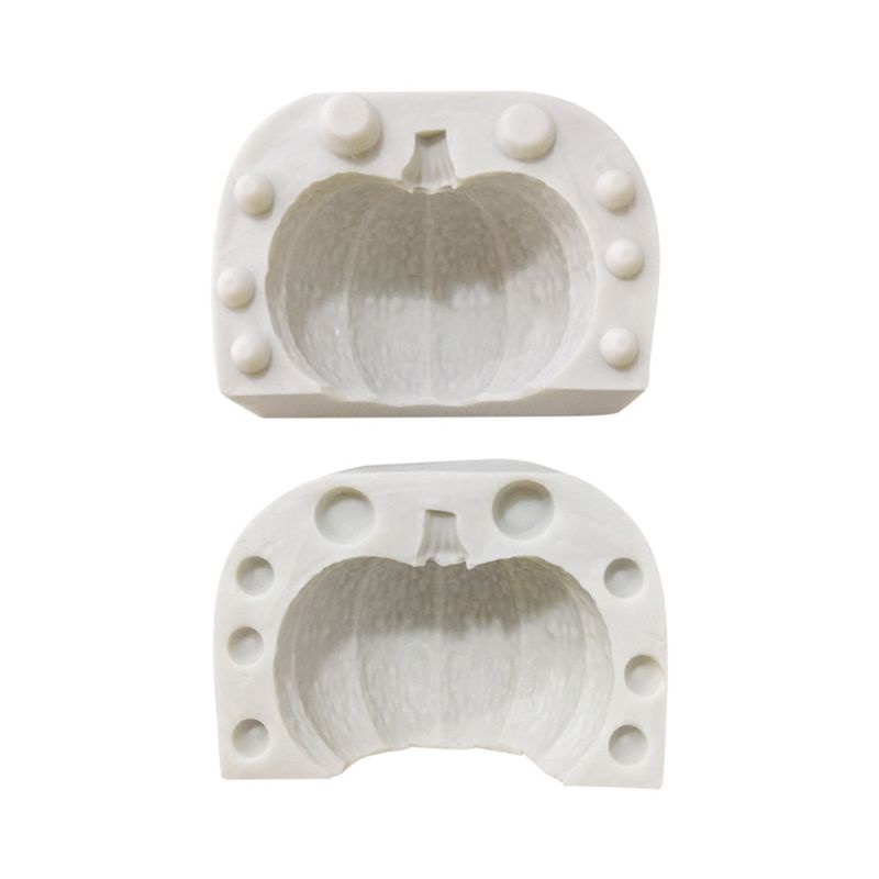 Khuôn Silicone Làm Bánh Hình Quả Bí Ngô Halloween 3D