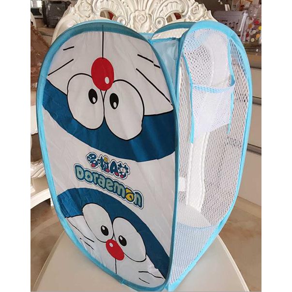 Giỏ Vải Đựng Đồ Giặt In Hình Doraemon Đáng Yêu