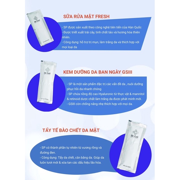 Gói Dưỡng Dùng Thử DR CELL