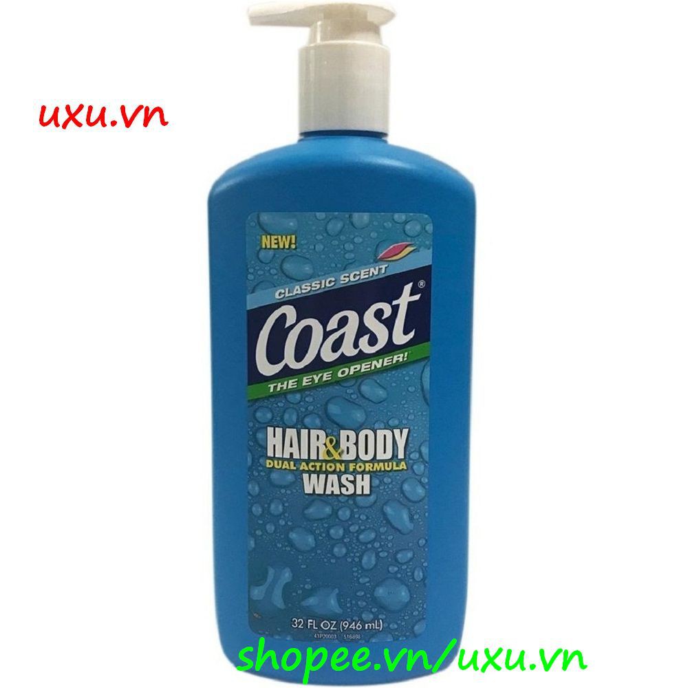 Sữa Tắm 946Ml Coast 2 Trong 1 Coast Hair & Body Wash Classic Scent, Với uxu.vn Tất Cả Là Chính Hãng.