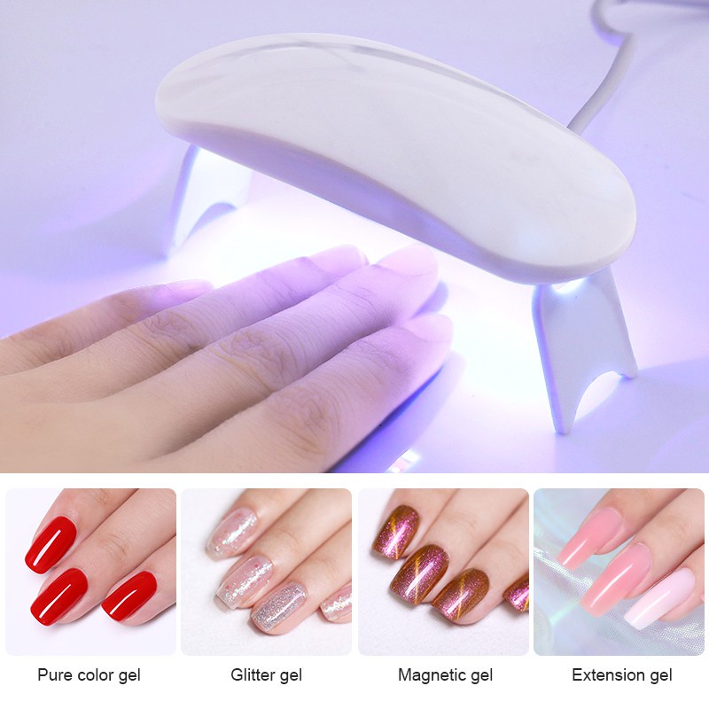 [Hàng mới về] Đèn Led Monja Sunmini 2 Sấy Khô Móng Tay 45 / 60 S Sạc Qua Usb Tiện Lợi