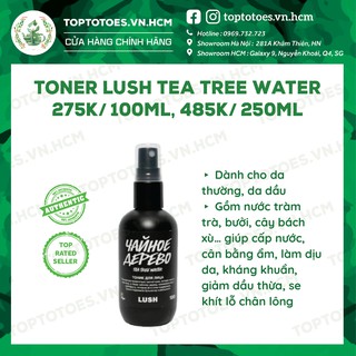 Toner Lush Tea Tree Water cấp nước, kiềm dầu, ngừa và giảm mụn