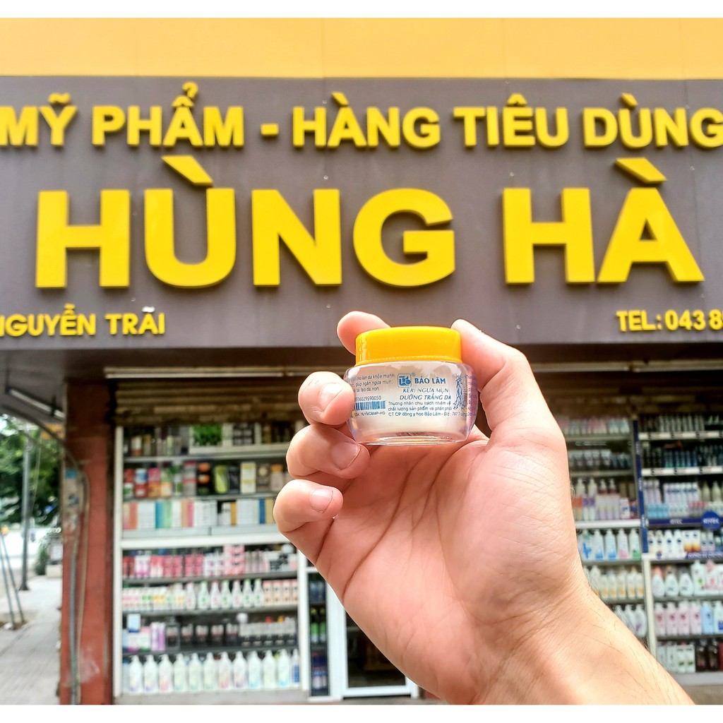 Kem ngừa mụn, trắng da, Bảo Lâm, 20g combo 2 hộp | BigBuy360 - bigbuy360.vn