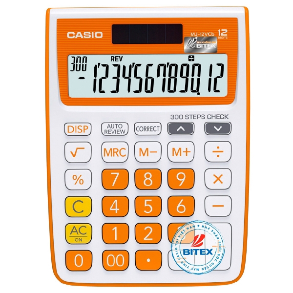 Máy Tính Văn Phòng Casio MJ 12VCB-RG