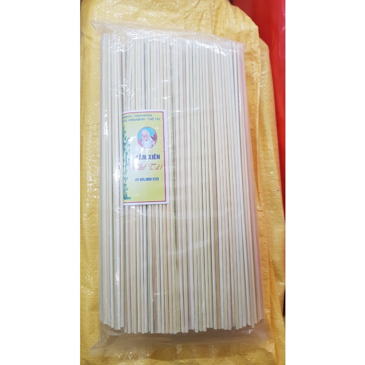 Que xiên Thế Tài 28cm-3mm. Gói 1kg