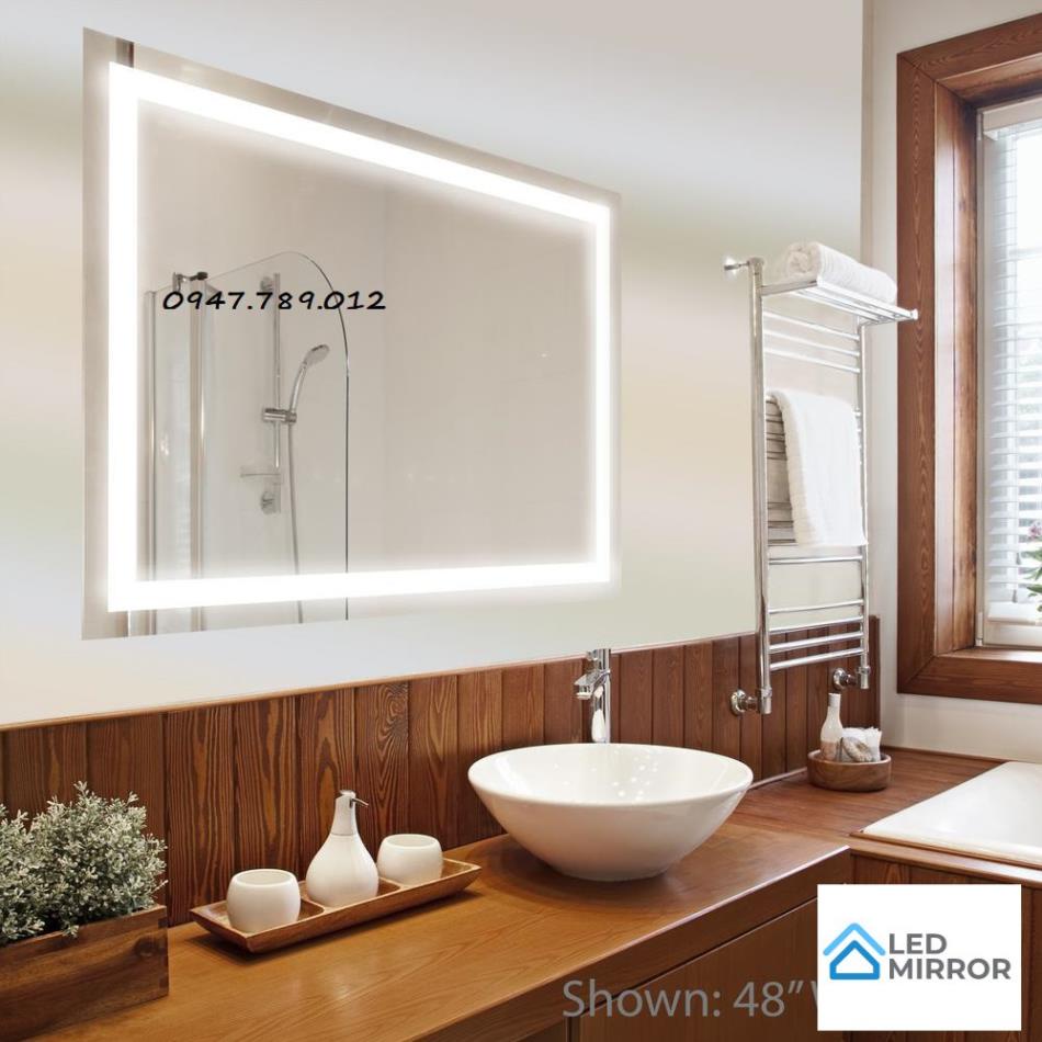 Gương led CẢM ỨNG bàn trang điểm lavabo👄SALE OFF👄Gương led treo tường CẢM ỨNG nhà tắm