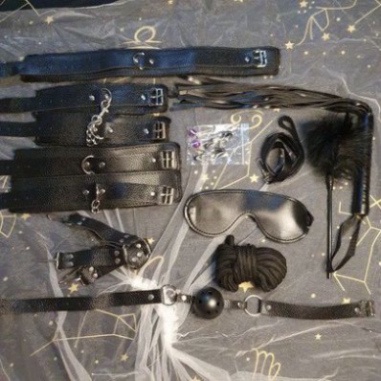 Bộ cosplay bao gồm 10 món SM màu đen đỏ đồ ngủ sexy Nhật Bản cao cấp | BigBuy360 - bigbuy360.vn