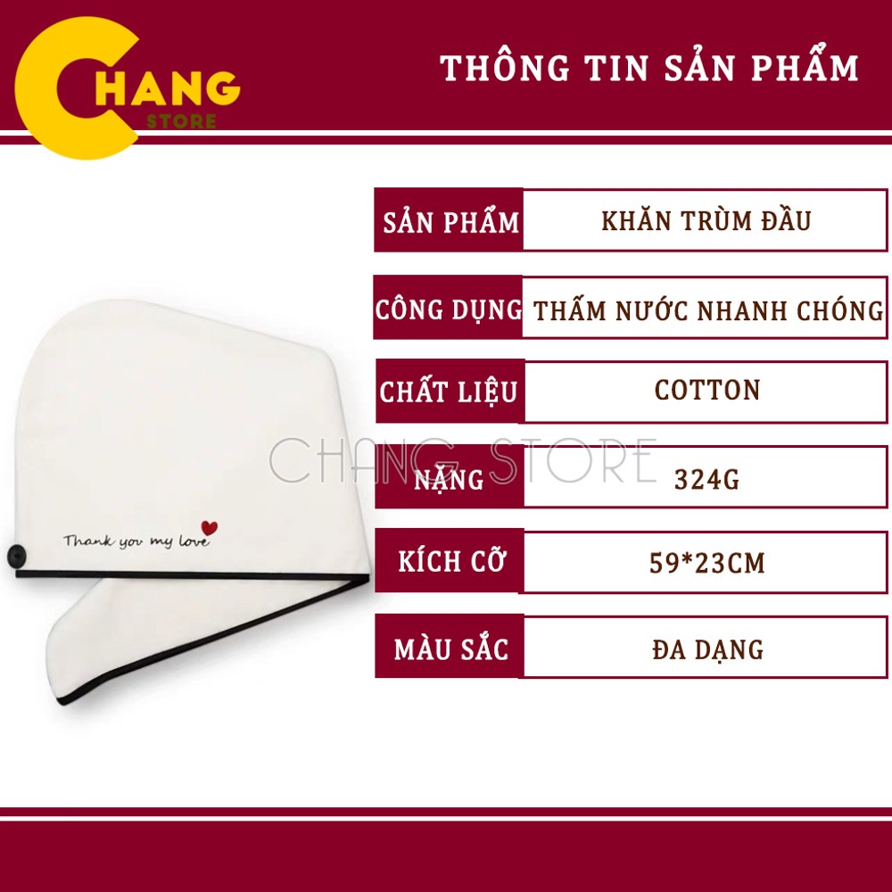 Khăn Trùm Lau Tóc Siêu Thấm Thần Thánh