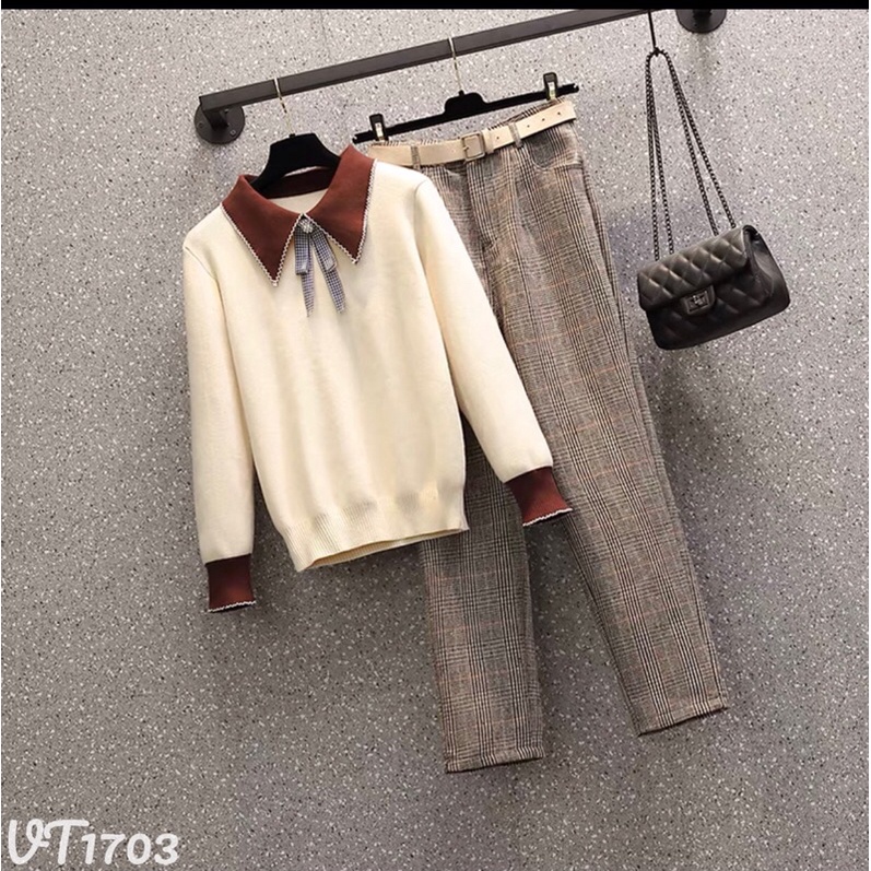 ❤️FREESHIP❤️Áo len pha cổ nơ hàng qc l1 ảnh chuẩn Uy Tín ah | BigBuy360 - bigbuy360.vn