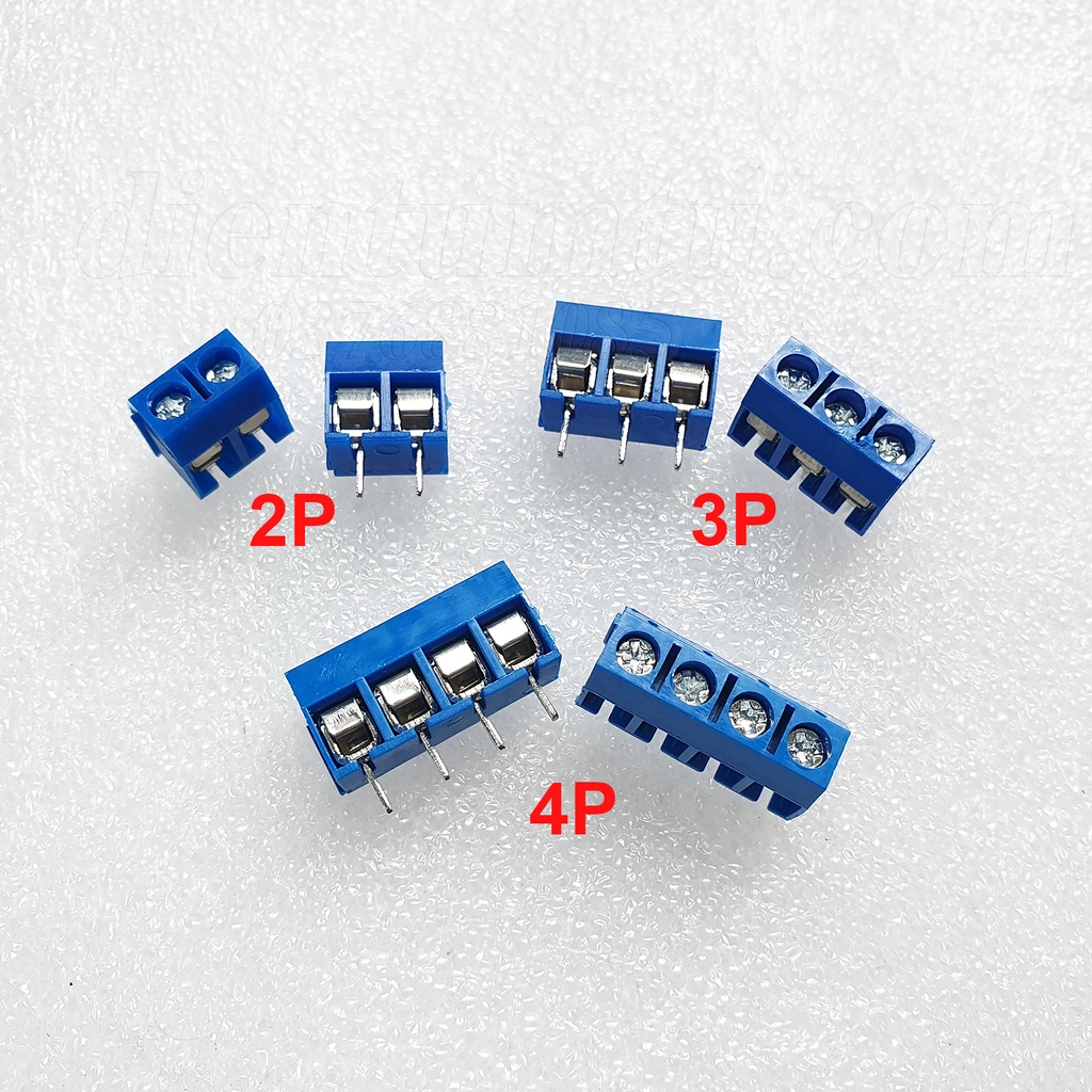 Domino 2P 3P 4P 2 / 3 /4 Chân KF301-2P KF301-3P KF301-4P 5.08mm - 300V/16A
