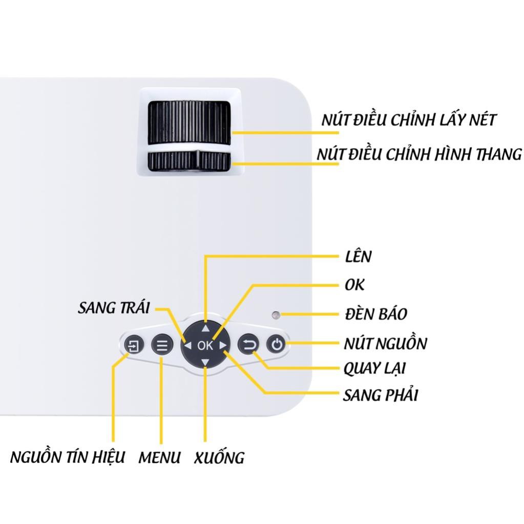 Máy Chiếu Mini , Máy Chiếu Đa Năng KOOGOLD , Kết Nối Wifi Bluetooth Điện Thoại , Laptop , Hình Ảnh FULLHD Sắc Nét z