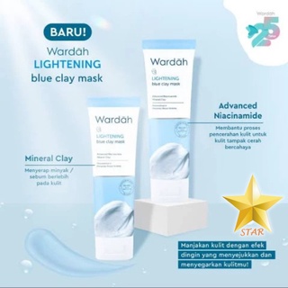 Mặt nạ đất sét xanh làm sáng da Wardah 50ml