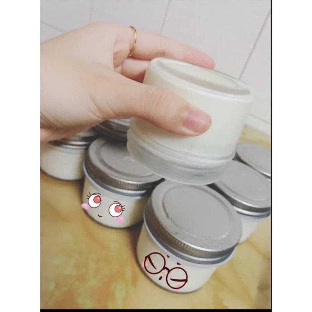 COMBO 10 HŨ THỦY TINH 100ML NẮP NHÔM ĐỰNG PATE, HẠT, LÀM SỮA CHUA, CARAMEN (hũ trơn) | BigBuy360 - bigbuy360.vn