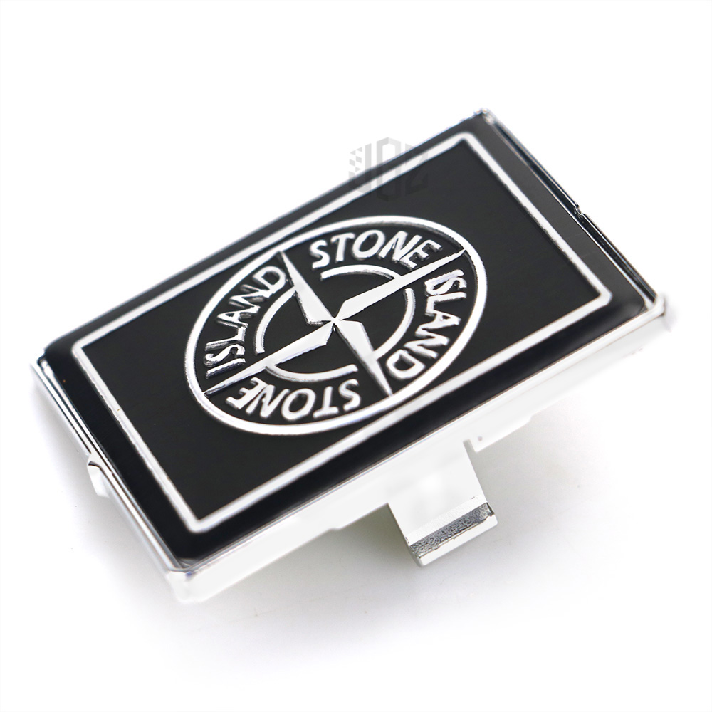 Nhãn dán logo màu đen hình vuông phía trước cho xe Piaggio Vespa LX150 S125 GTS 250 300 GTV