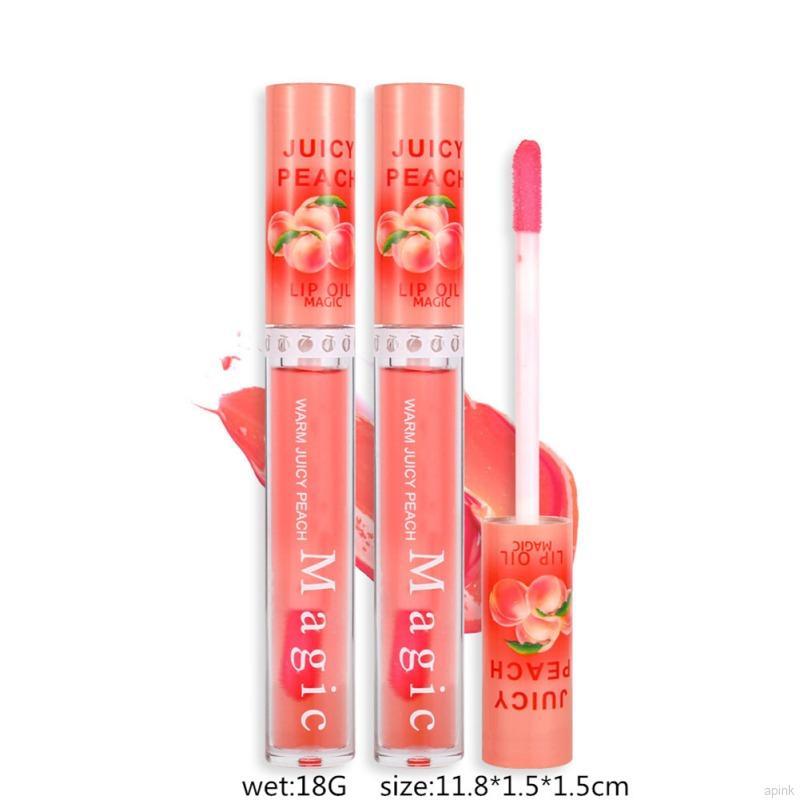 [Hàng mới về] Son Bóng Đổi Màu Không Dính Thành Cốc Lâu Trôi Hương Đào 6ml | BigBuy360 - bigbuy360.vn