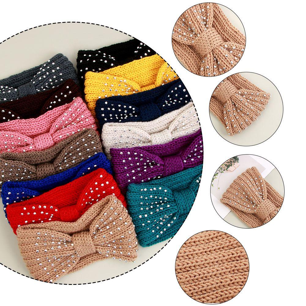 Băng Đô Đan Len Giữ Ấm Tai Thời Trang Mùa Đông Cho Nữ