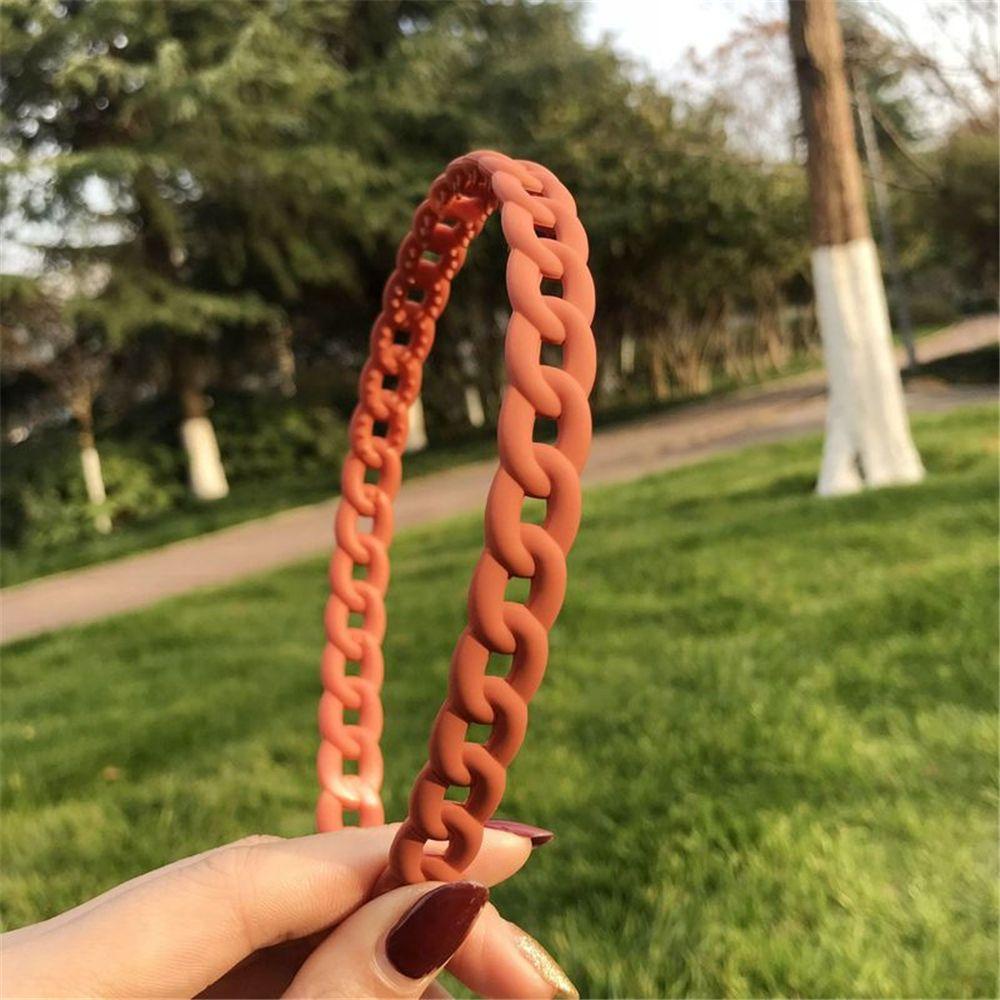 ROWANS Băng Đô Cài Tóc Phong Cách Vintage Đơn Giản Cho Nữ Mờ / Matte