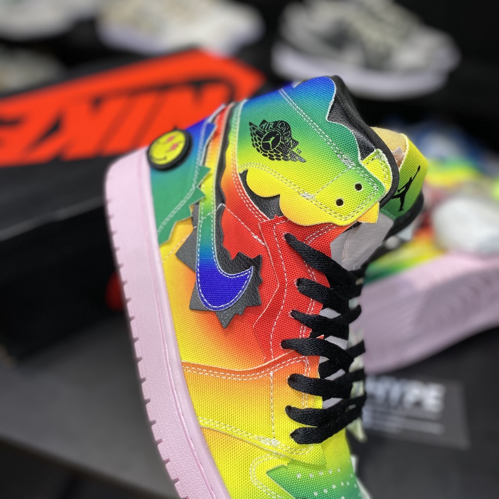 [ Hype Sneaker ] Giày sneaker Jordan 1 high J Balvin ( bản 1:1 ) .