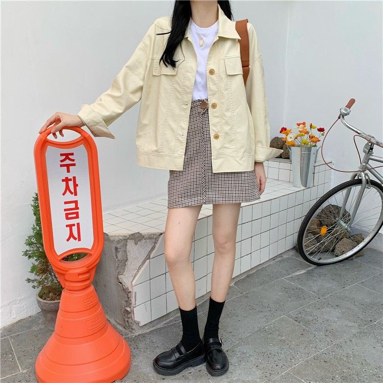 [ORDER] AK20_ÁO JACKET DA NỮ ULZZANG CÁ TÍNH | BigBuy360 - bigbuy360.vn