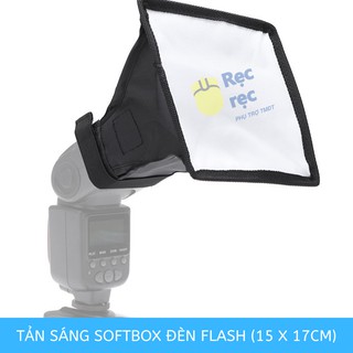 [Tặng túi đựng] 17x15 Tản sáng softbox đèn Flash