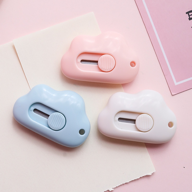 Dao Cắt Giấy Văn Phòng Mini Hình Đám Mây Sáng Tạo