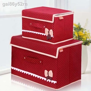 (Mới về)℗❡❈Mua 1 tặng 2 hộp đựng đồ vải lót quần ngăn kéo loại áo trang sức đa chức năng