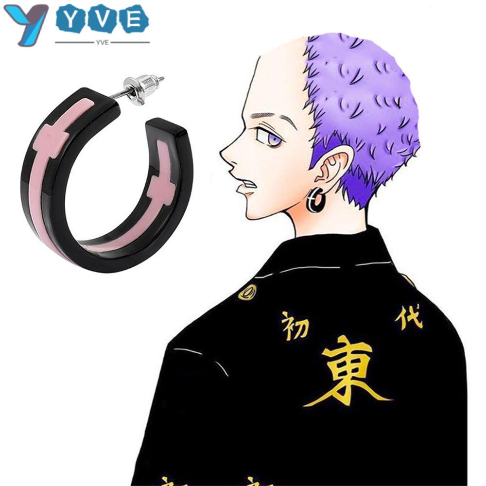 Bông tai acrylic phong cách nhân vật anime Kurokawa Izana thời trang