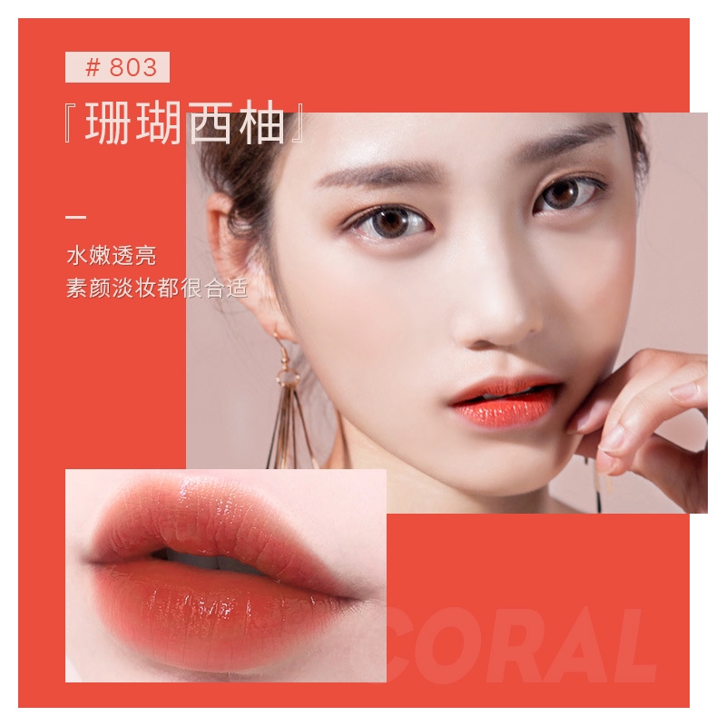 Son môi bóng dạng lỏng dưỡng ẩm lâu trôi dễ lên màu chống thấm nước không bám thành cốc | BigBuy360 - bigbuy360.vn