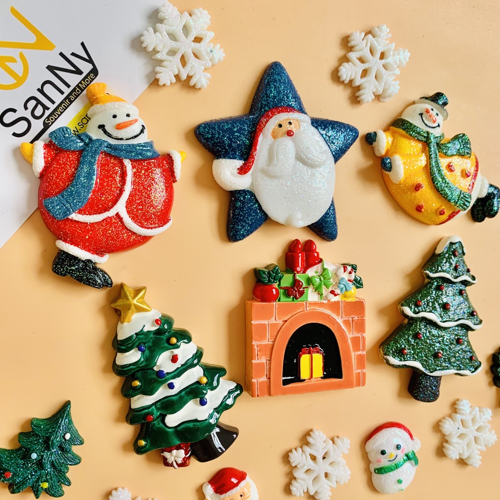 Nam châm tủ lạnh hình ảnh Giáng Sinh Merry Christmas (Hình 1)