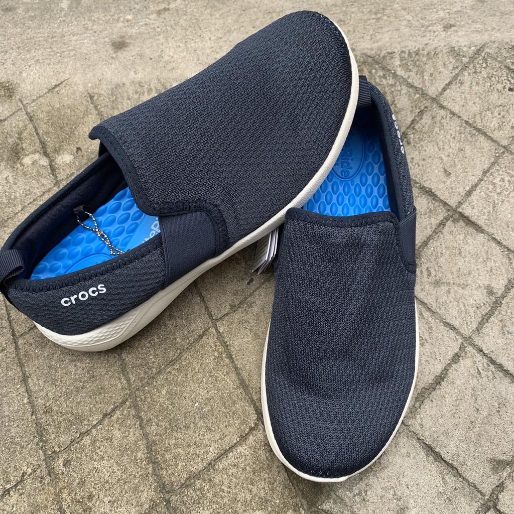 giày  vải, giày lười vải lưới cá sấu literide mesh slip on đi bộ, đi chơi, đi làm, chống hôi chân cho nam | BigBuy360 - bigbuy360.vn