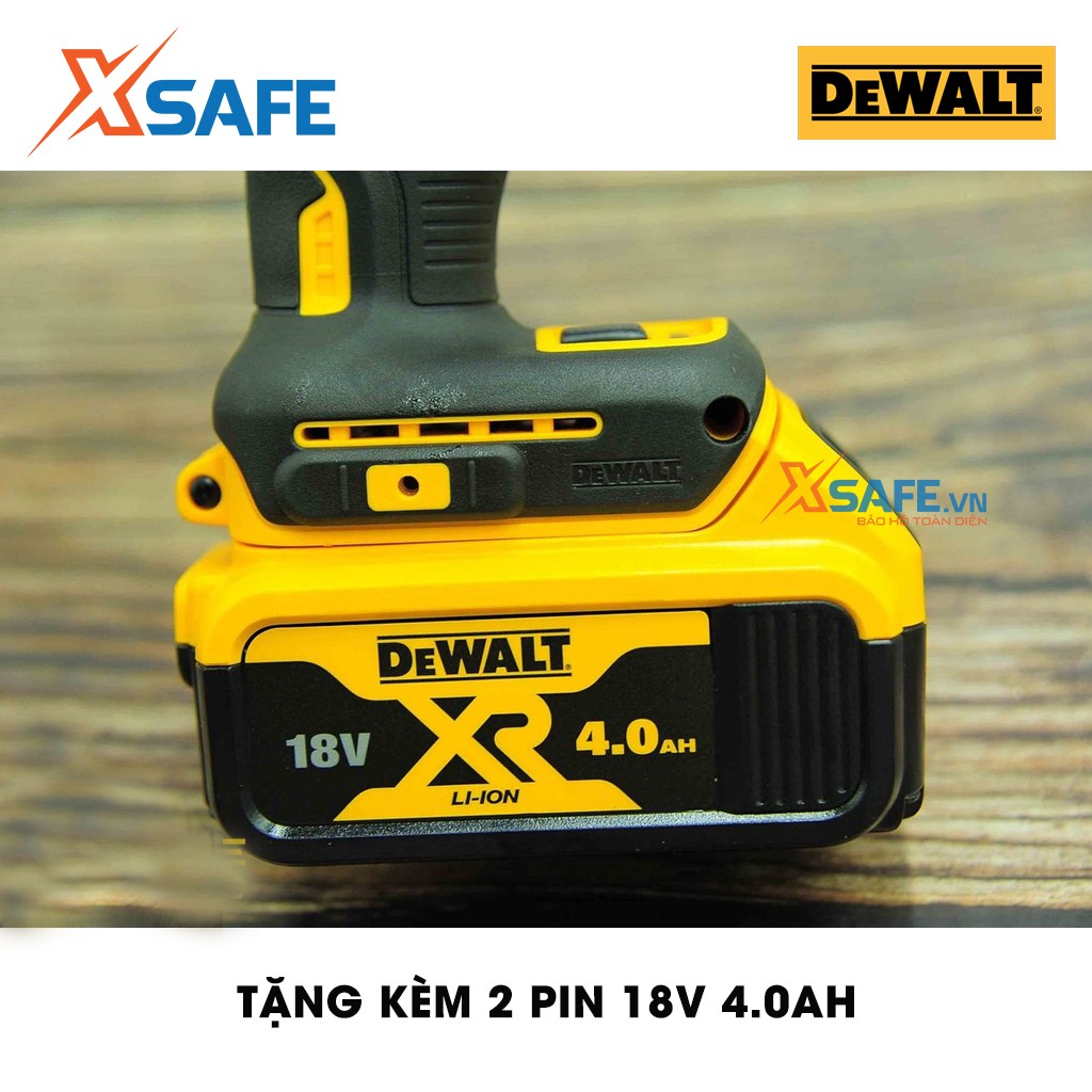 Máy vặn vít cầm tay DEWALT DCF887M2 Tặng kèm 1 sạc, 2 pin 4A.h, 1 vali. Bảo hành 3 năm. Máy dùng pin 18V