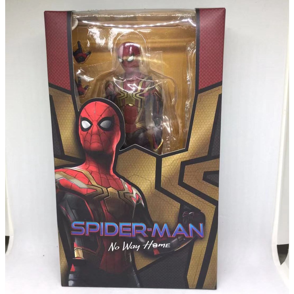 🌟GIÁ HỦY DIỆT🌟 Mô Hình Người Nhện Iron Spider Man Integrated Suit No Way Home SHF Full Box