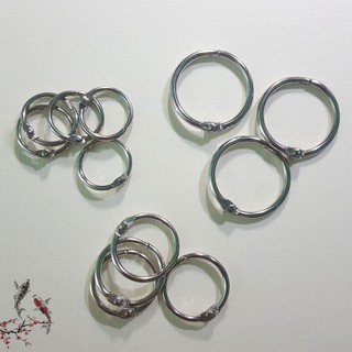 Khoen bạc tròn Flashcard- sổ còng