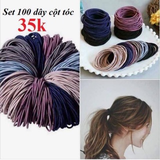 Hộp buộc tóc 100 dây