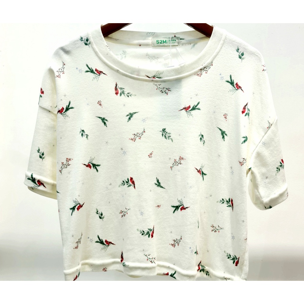 Áo Croptop Nữ Hoạ tiết và thêu áo croptop Form Rộng chuẩn hàn quốc cotton 100% | BigBuy360 - bigbuy360.vn