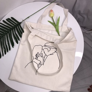 Tote bag " Couble"