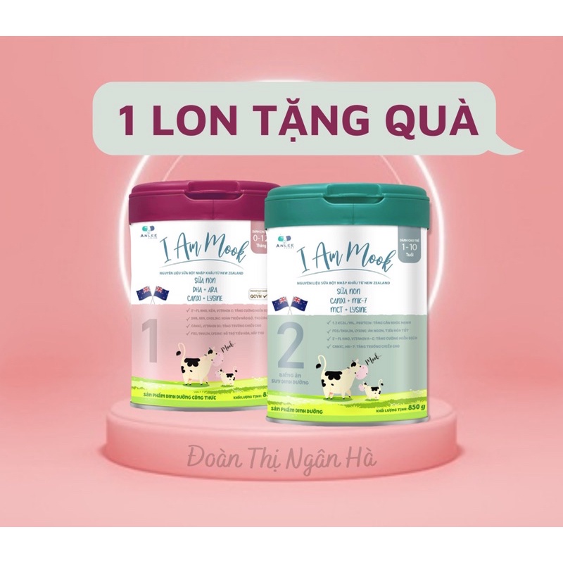 SỮA CÔNG THỨC I AM MOOK SỐ 1 & SỐ 2 - 850g