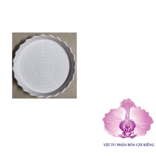 Đĩa lót chậu tròn khía - #046D# [Phi 8,5] cm