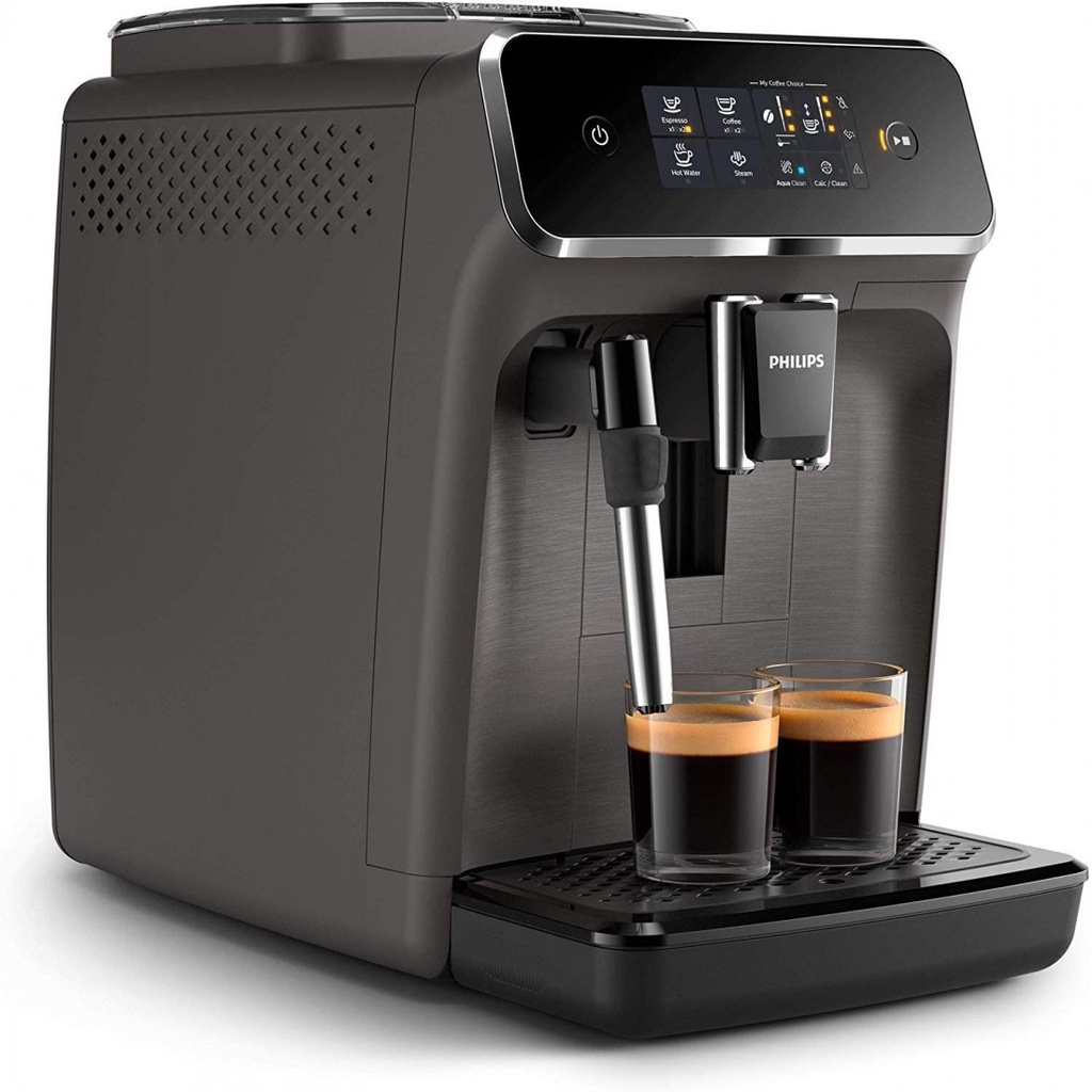 Máy pha cafe Philips 2200 Serie EP2224/10, máy pha cà phê tự động tiện lợi phù hợp với mọi nhà
