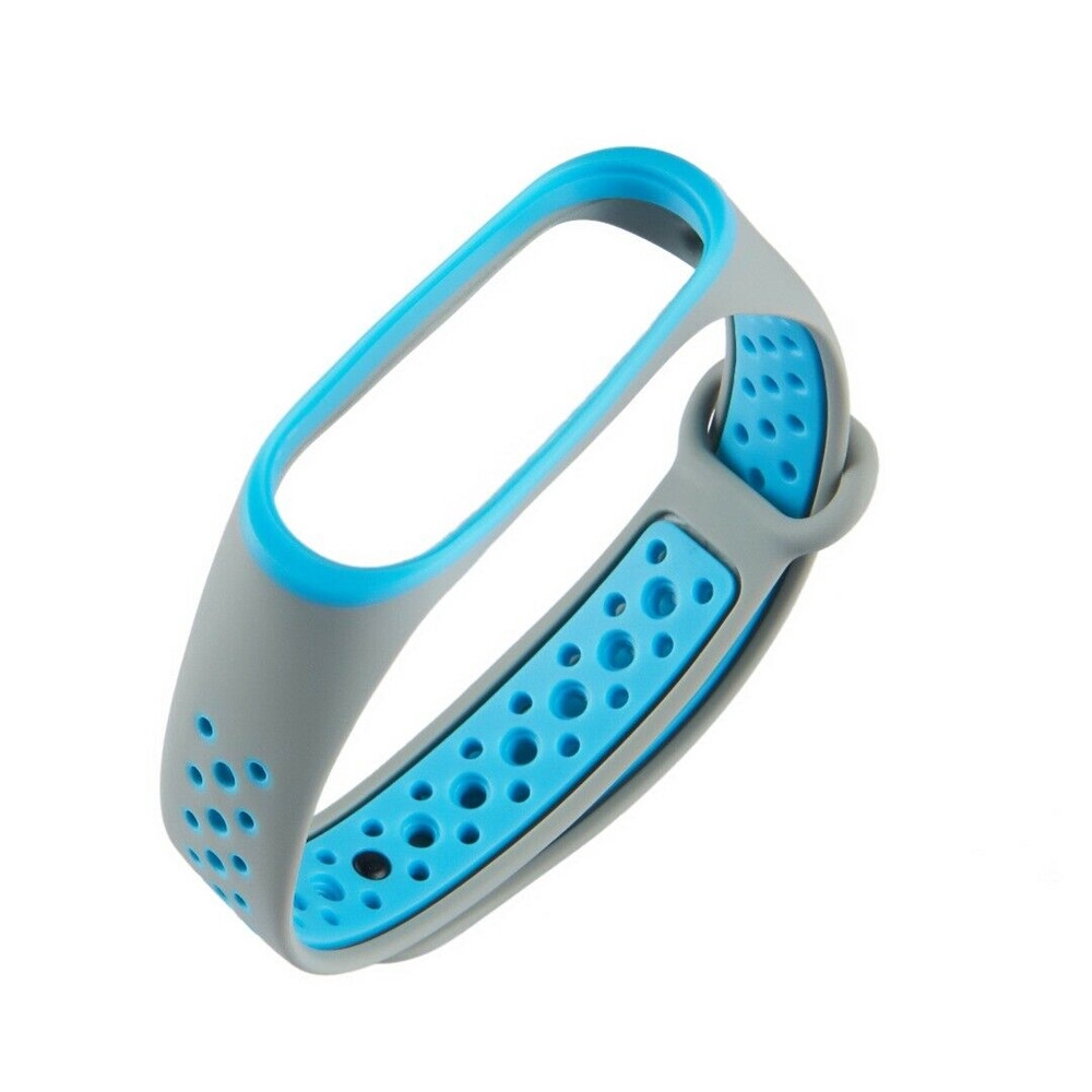 Dây Đeo Thay Thế Chất Liệu Silicon Màu Trơn Cho Xiaomi Mi Band 3 4