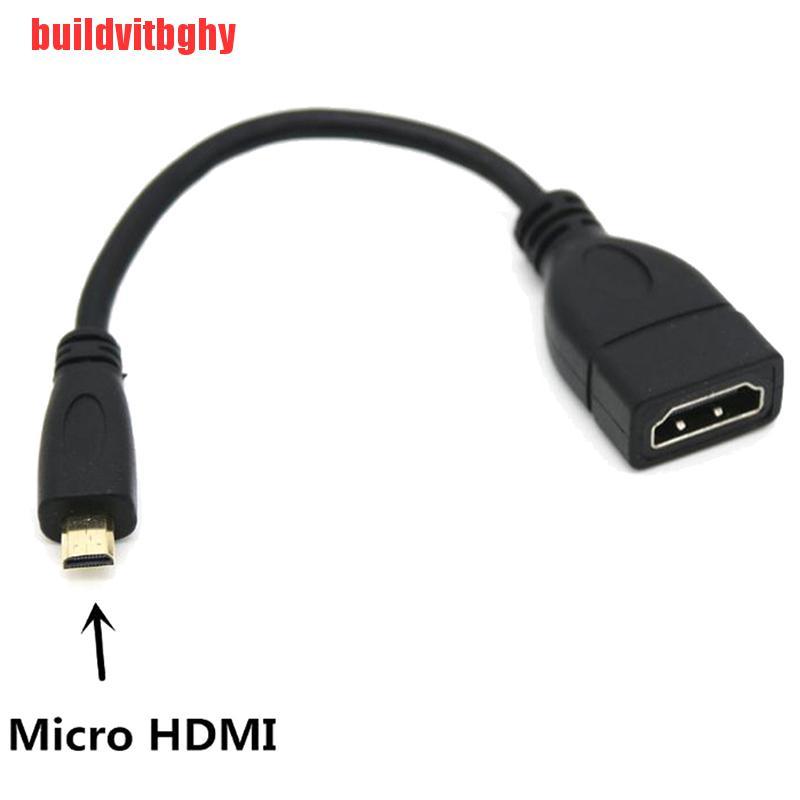 (Mua-Code) Dây Cáp Chuyển Đổi Từ Micro Hdmi Sang Hdmi Đầu Cái 1080p