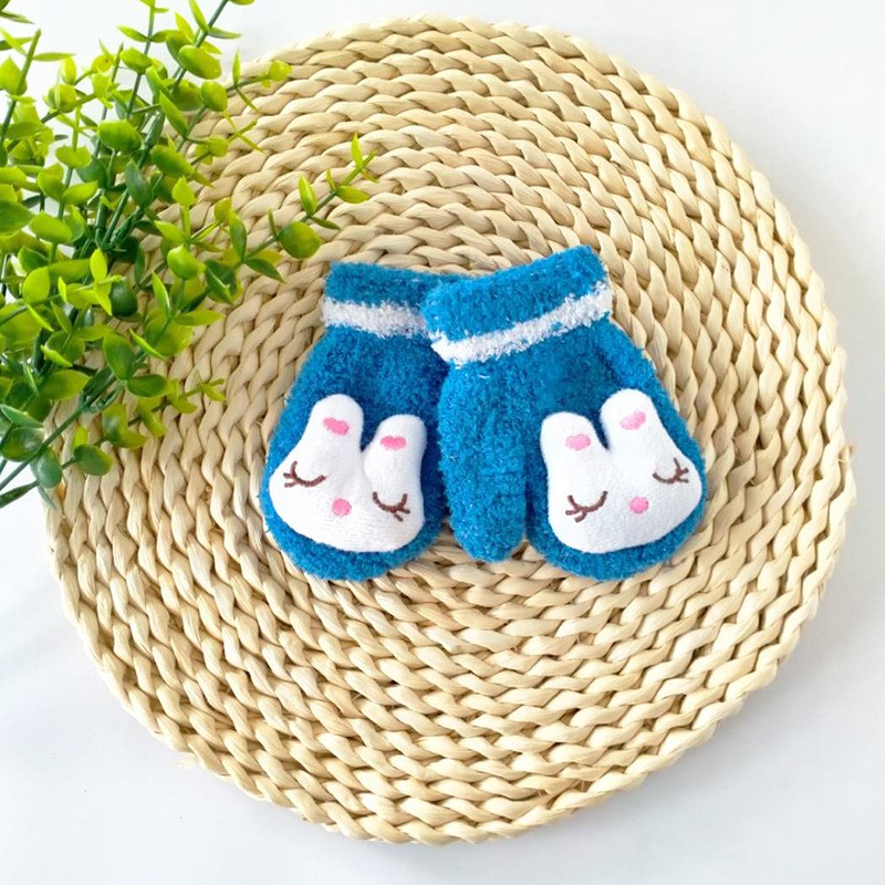 Găng tay cho bé FUHA, bao tay gắn thỏ xinh xắn cho bé trai bé gái từ 1 đến 3 tuổi
