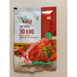 Bột gia vị nấu bò kho Vianco (ướp 1Kg thịt)